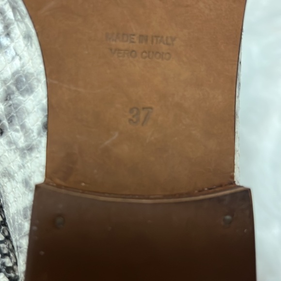 M. Gemi Italian leather loafers. Snakeskin. Excellent. - Picture 8 of 8